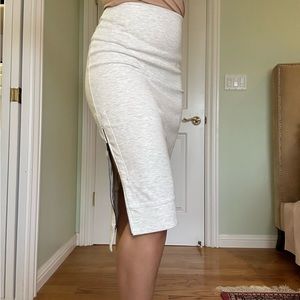 French connection Grey midi skirt